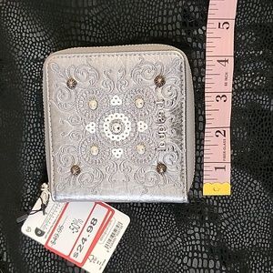 Desiqual silver PU wallet